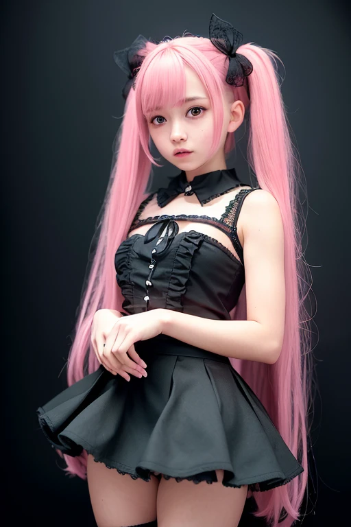 [Stable Diffusion] rambut panjang Karya masterpiece Lolita gothic Ladang [Realistis]