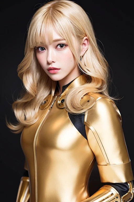 [Stable Diffusion] rambut sedang wanita cantik Karya masterpiece robot mecha jas [Realistis]