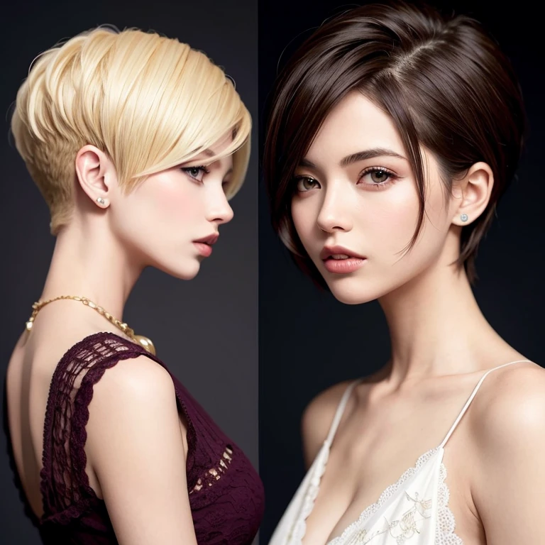 [Stable Diffusion] rambut pendek Katalog Rambut [Realistis]